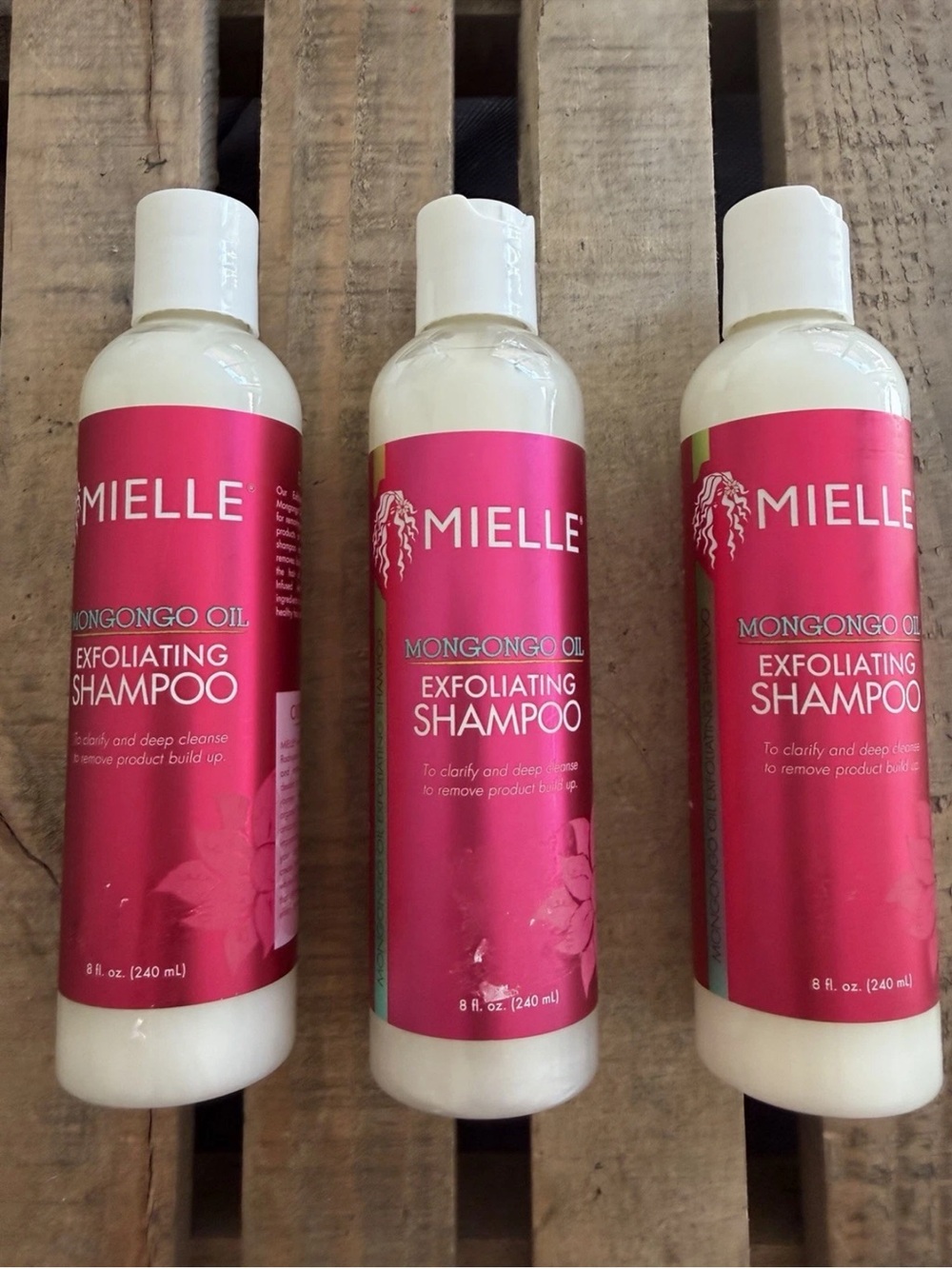 3- Mongongo Oil Exfoliating Shampoo - 8 oz each